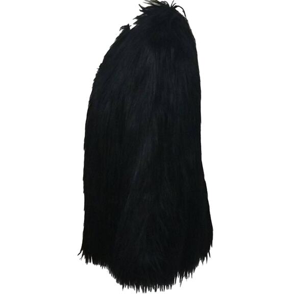 New Marciano Los Angeles Faux Long Hair Jacket - Picture 4 of 13